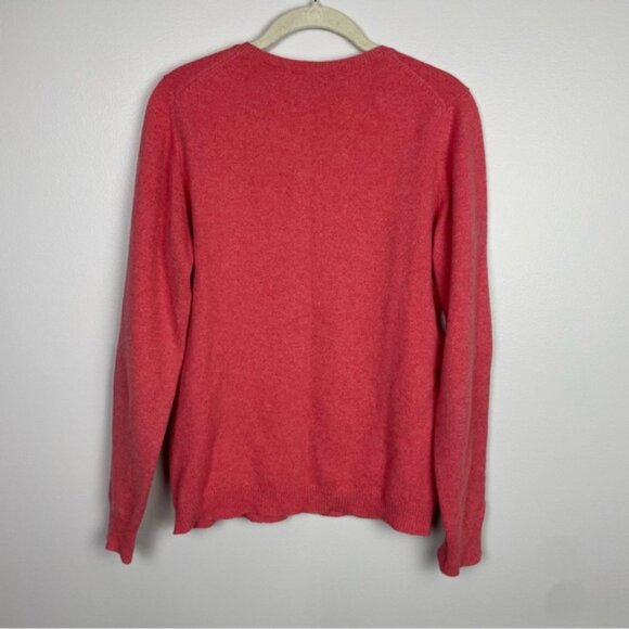 BRORA Scottish Cashmere Pink Long Sleeve Crewneck Sweater Jumper - Picture 6 of 11